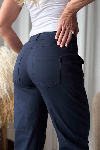 Ornela stretch housut, navy