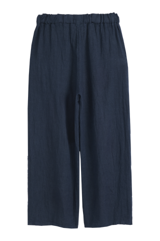 Paloma linen pants, navy