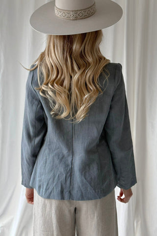 Pellavableiseri, smokey blue