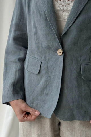 Pellavableiseri, smokey blue