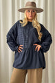 Peplum ruutupaita, sininen