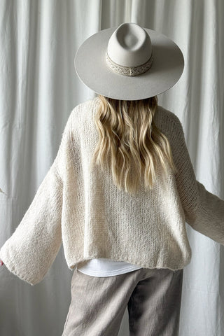 Philo neule, luonnonvalkoinen