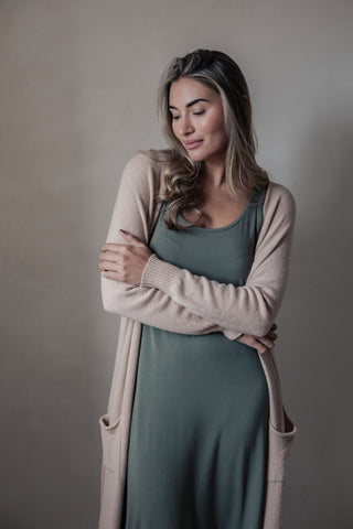 Pure Ease neuletakki beige