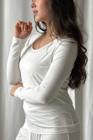 Bamboo Radiance paita, valkoinen