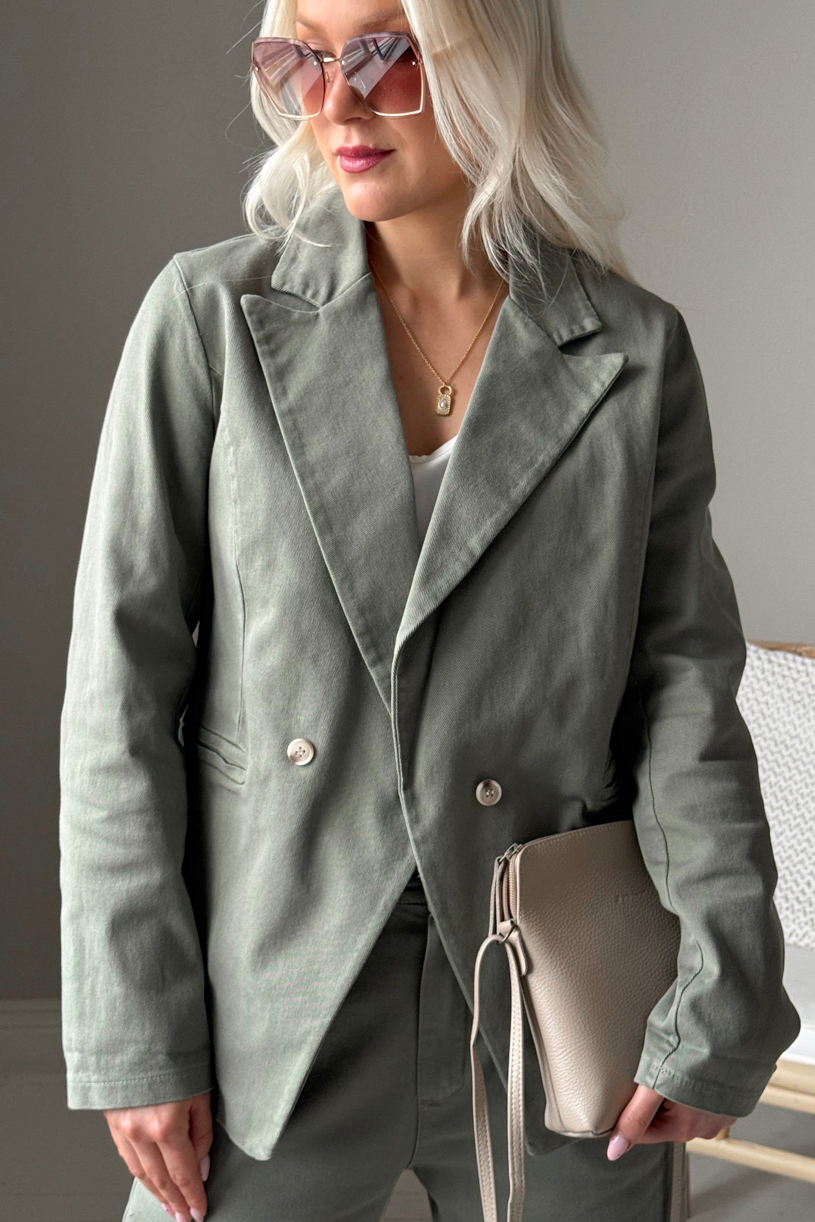 Ramone casual blazer, camo - Main Image