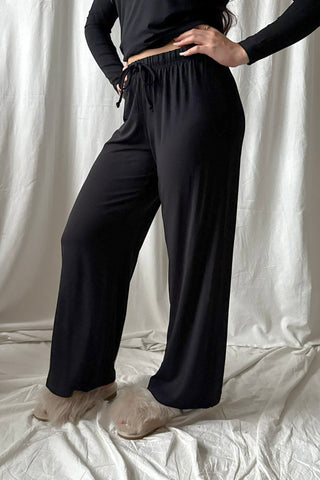 Bamboo Relax housut, musta