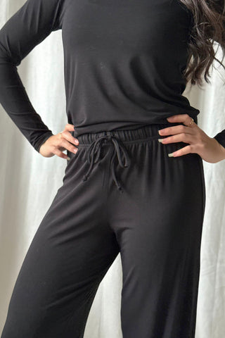 Bamboo Relax housut, musta