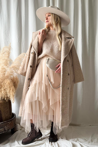 Rosie tyllihame, light beige