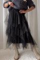 Rosie tulle skirt, black
