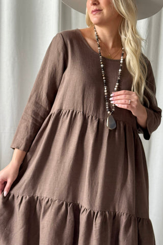 Sarah pellavamekko, coffee