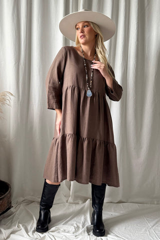 Sarah pellavamekko, coffee