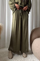 Satin Love satiinihousut, forest green