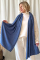 Cashmere Cloud huivi, denim blue