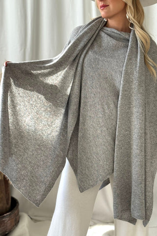 Cashmere Cloud huivi, melange grey