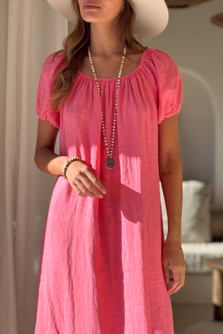 Secret Crush pellavamekko, malibu pink