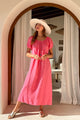 Secret Crush pellavamekko, malibu pink