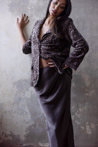 Silklook viskoosihame, taupe