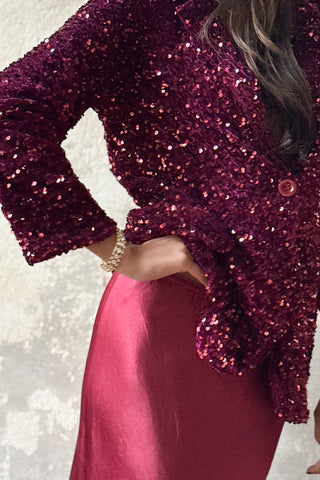 Silklook viskoosihame, red wine