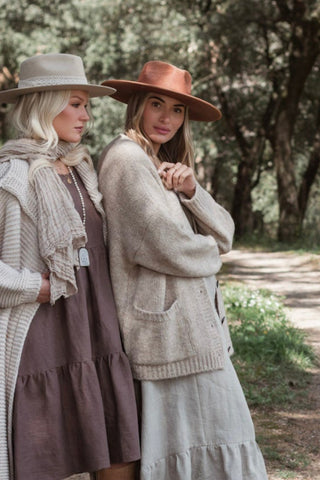 Softy neuletakki, beige