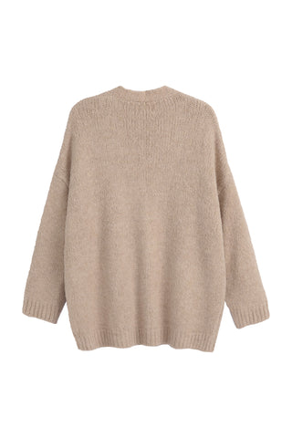 Softy neuletakki, blush pink