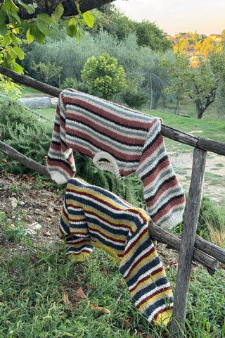 Somerset Stripe jumper, cream