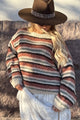 Somerset Stripe neule, cream