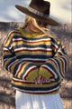 Somerset Stripe neule, mustard