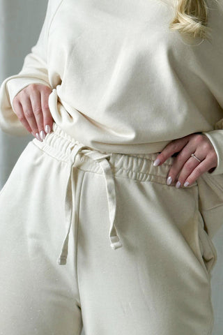 Sparkling collegehousut, luonnonvalkoinen