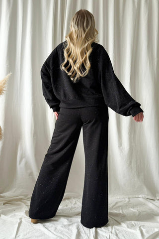 Sparkling collegepaita, musta