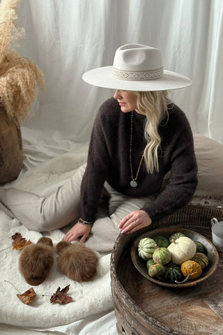 Stockholm neule, espresso