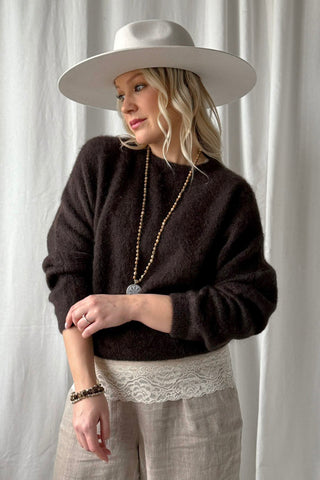 Stockholm neule, espresso