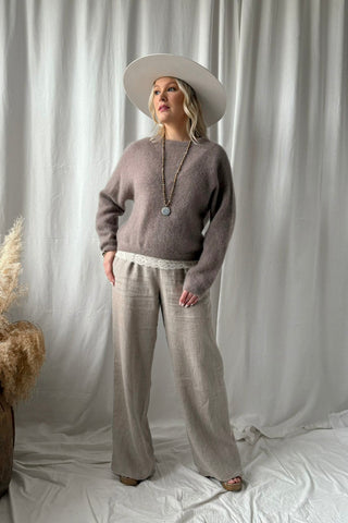 Stockholm neule, taupe