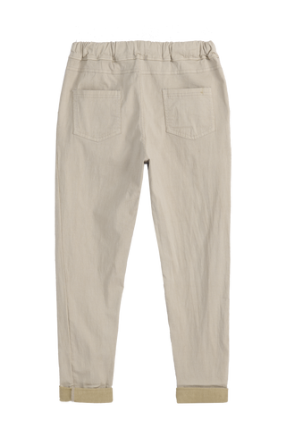 Stretch joggers, cashmere