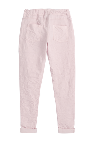 Stretch joggerit, roosa