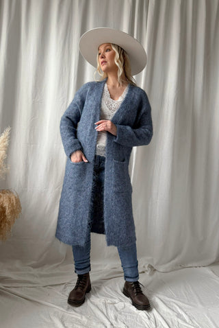 Sunday Mood neuletakki, denim blue