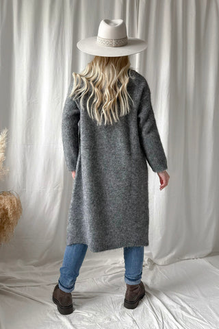 Sunday Mood neuletakki, harmaa