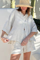 Sunny june linen shirt, sand