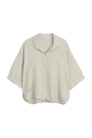 Sunny june linen shirt, sand