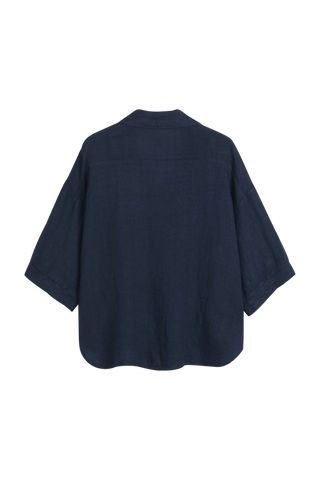 Sunny june linen shirt, navy
