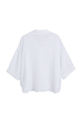 Sunny june linen shirt, white
