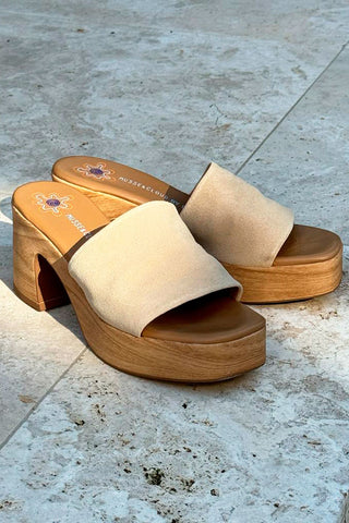 Tana sandaalit, natural