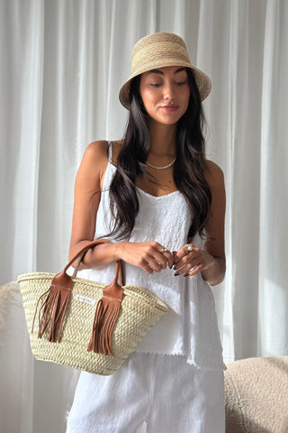 Tassel korikassi, ruskea