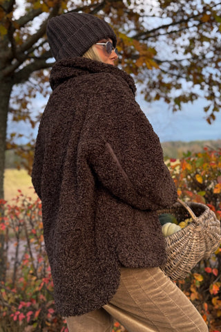 Teddy jacket, coffee
