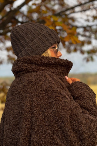 Teddy jacket, coffee