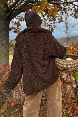 Teddy jacket, coffee