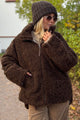 Teddy jacket, coffee
