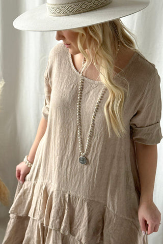 Temperance pellavamekko, cashmere