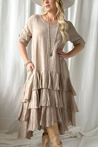 Temperance pellavamekko, cashmere