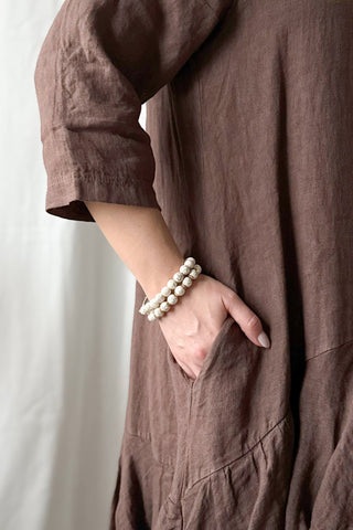 Temperance pellavamekko, coffee