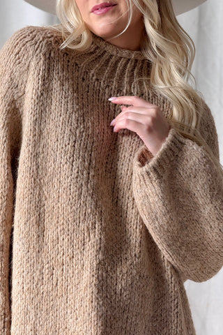 Tessa neule, caramel